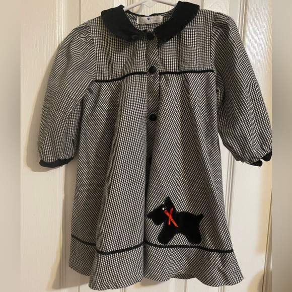 Petit Ami Scottie Dog Dress - Picture 1 of 9